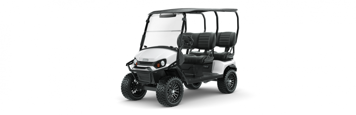 EZGO-Liberty-White-Black-EXp - Gulf Atlantic Vehicles